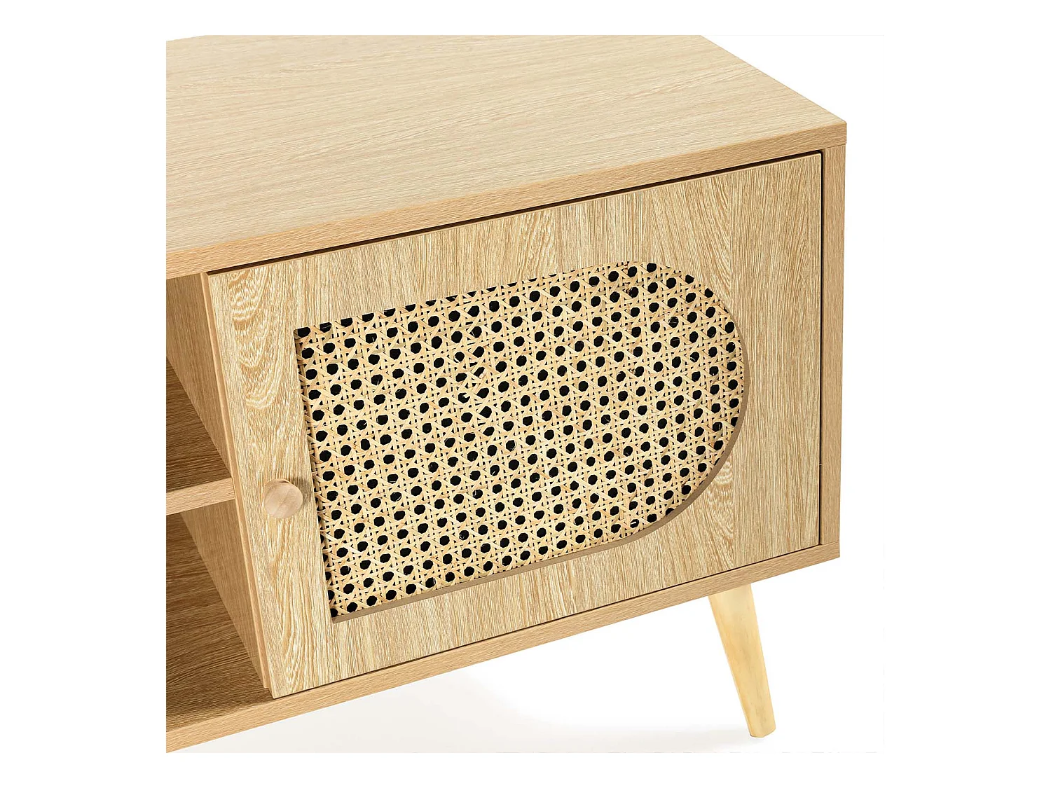 Meuble Tv Luna 2 portes couleur Chêne