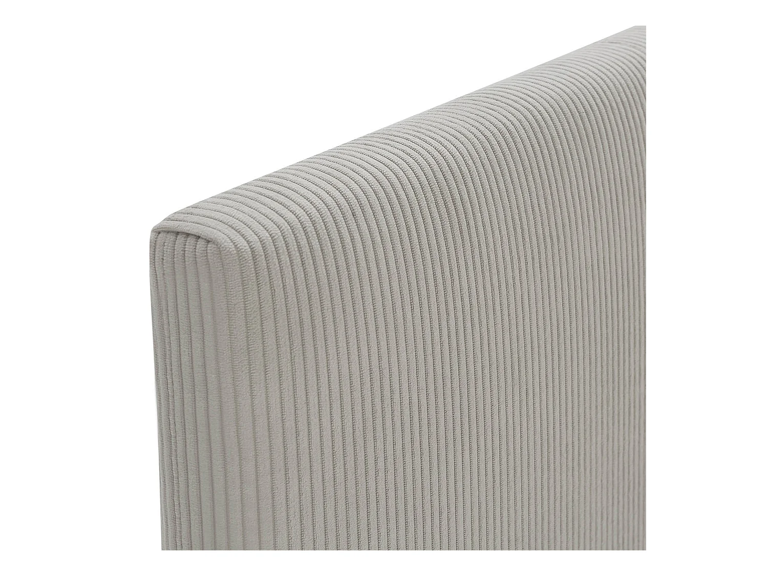 Sommier + tête de lit Bari 140x200 cm couleur Gris