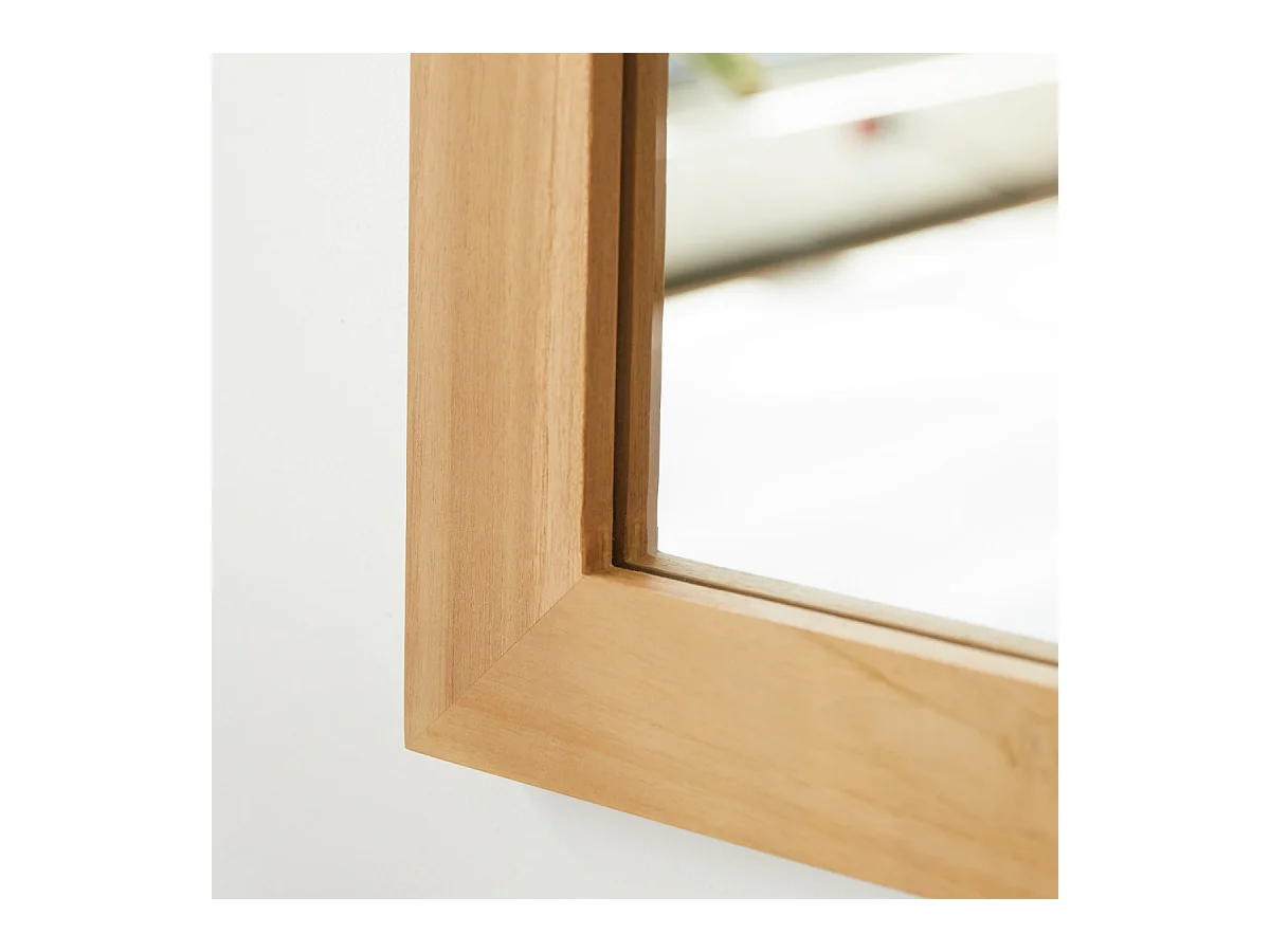 Psyche-Spiegel aus Teakholz Tona 160 × 60 cm