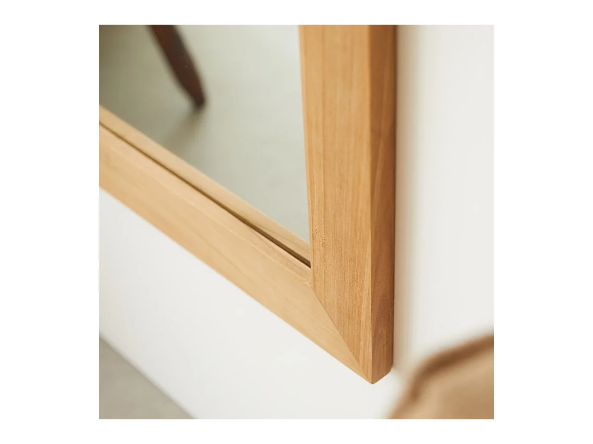 Psyche-Spiegel aus Teakholz Tona 160 × 60 cm