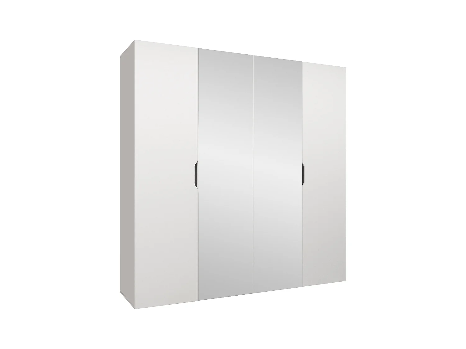 Armario Hartford 514, Blanco, 202x200x50cm, Puertas de armario: Con bisagras