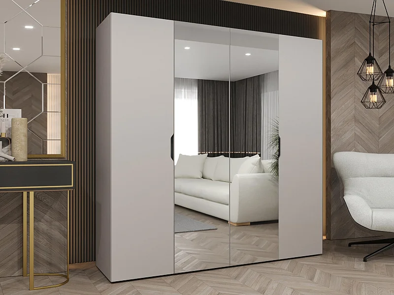 Armario Hartford 514, Cachemira, 202x200x50cm, Puertas de armario: Con bisagras