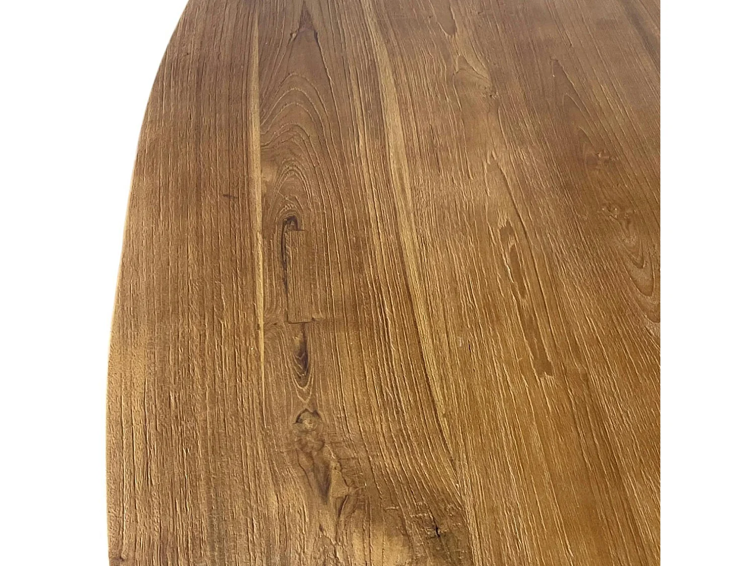 Table à manger ovale en bois de teck recyclé 190 cm ONTARIO