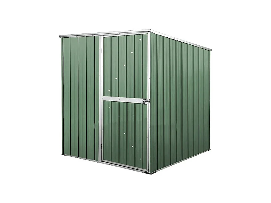 Box lamiera attrezzi casetta giardino in Acciaio Zincato 175x185cm x h1.92m - 70KG - 2,92mq - VERDE