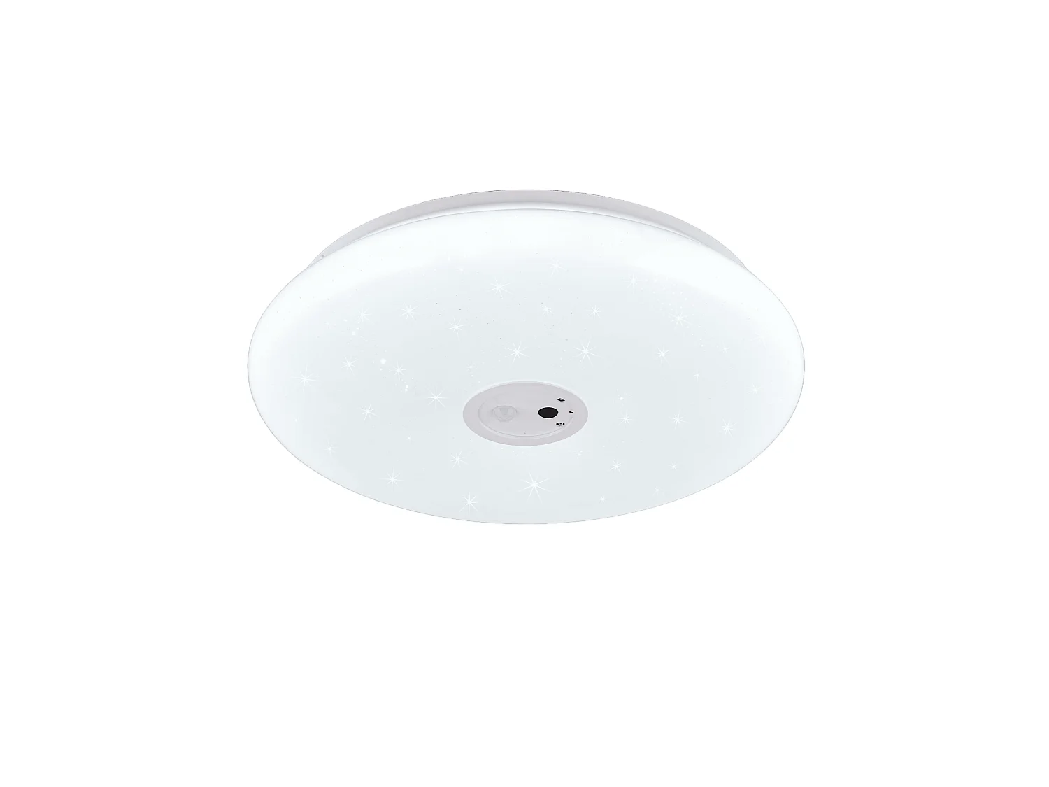 Plafoniera LED con videocamera integrata, plastica, bianco, D40 cm, Vedera