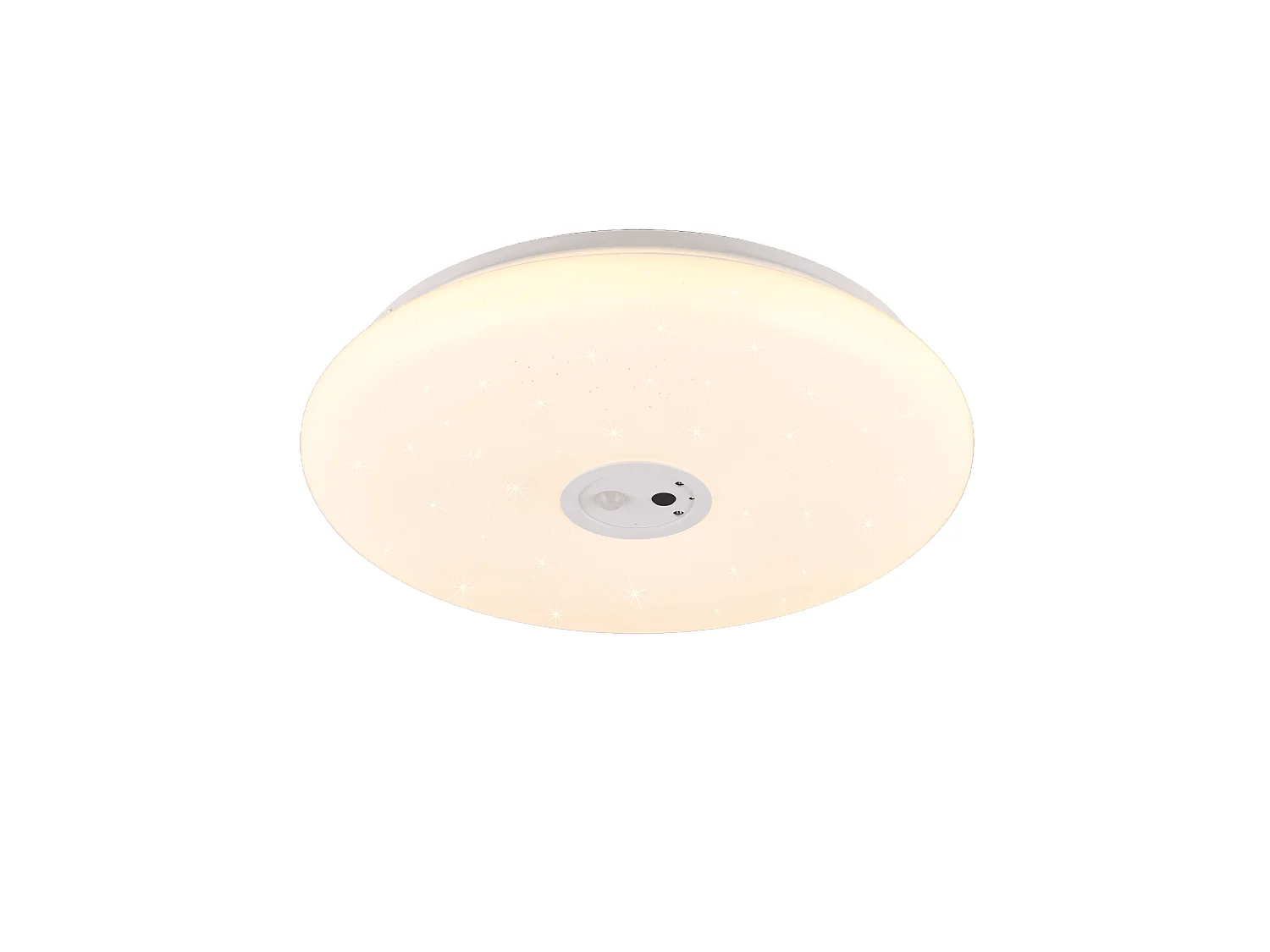 Plafoniera LED con videocamera integrata, plastica, bianco, D40 cm, Vedera