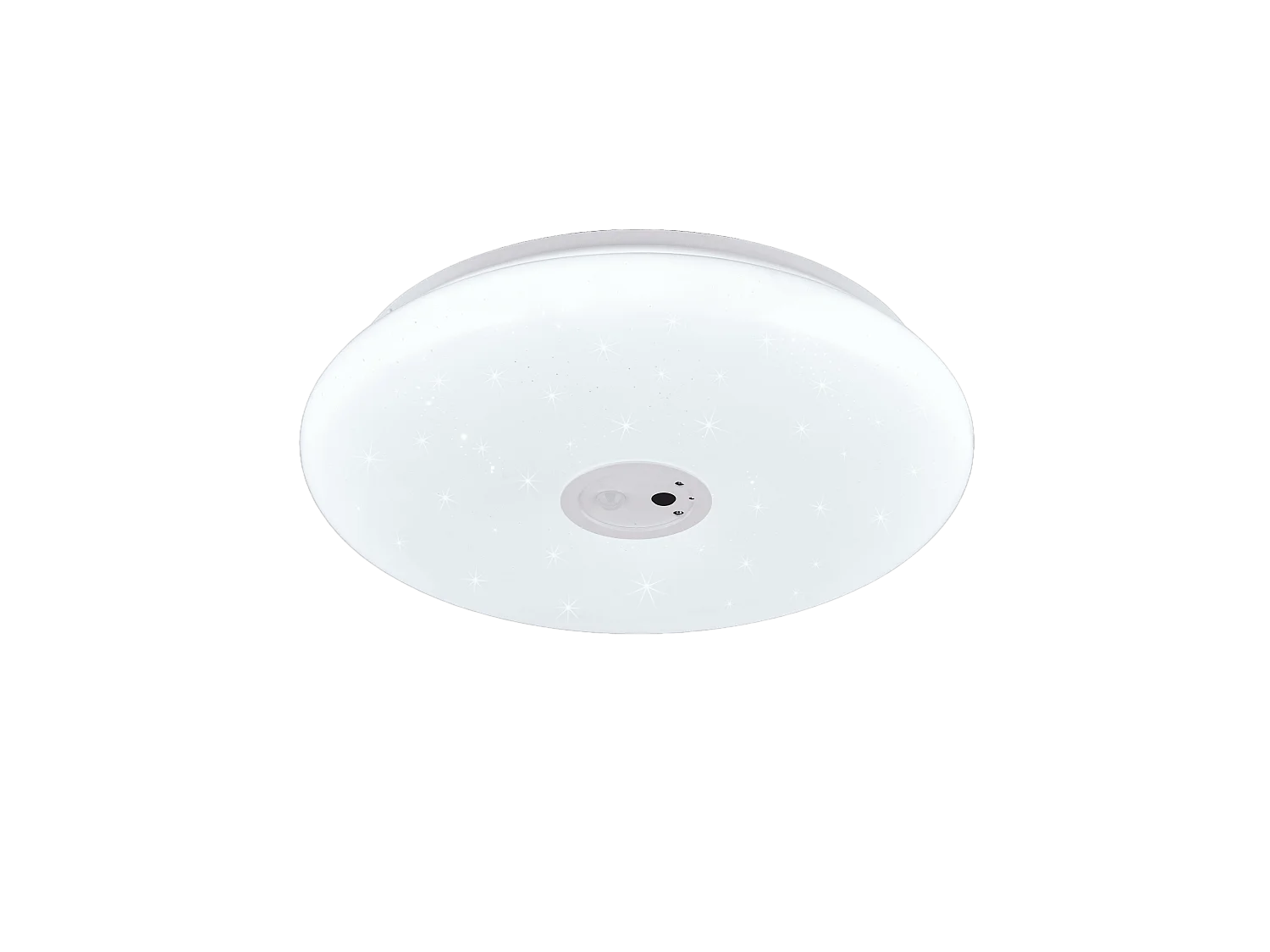 Plafoniera LED con videocamera integrata, plastica, bianco, D40 cm, Vedera