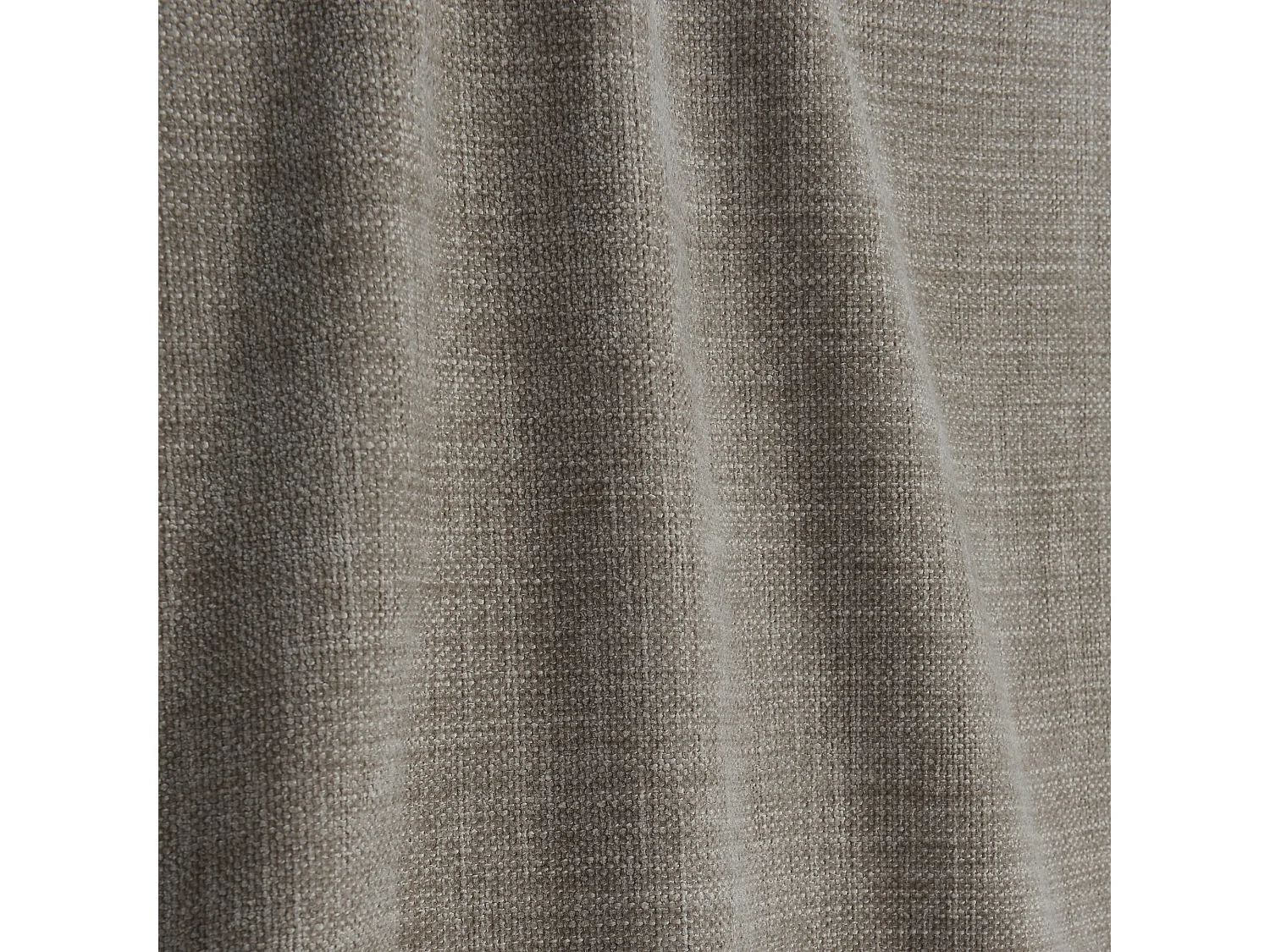 Canapé convertible 3 places tissu tramé taupe 213cm PLUME