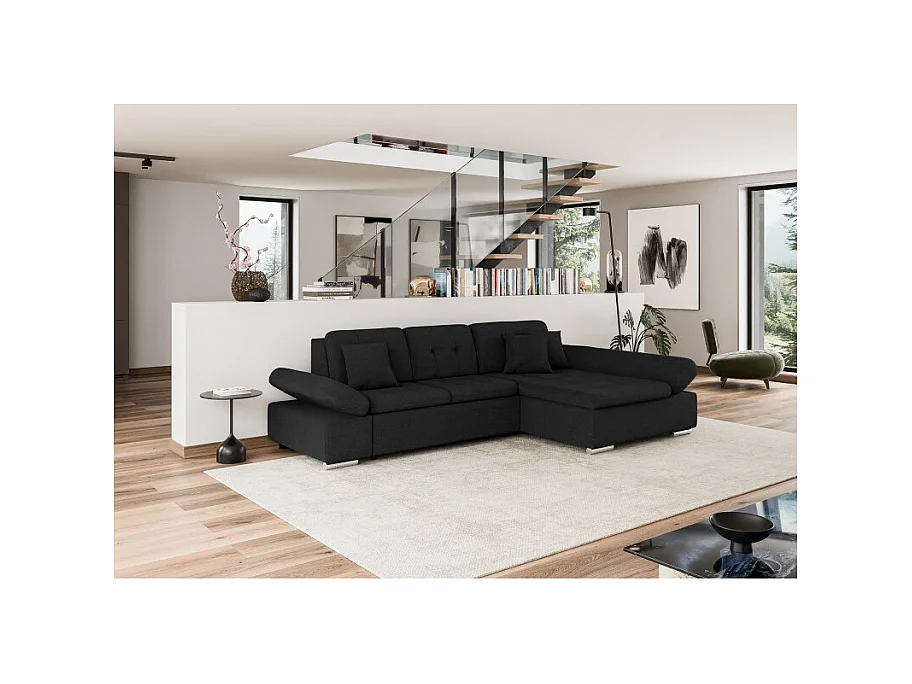 Canapé d'angle convertible + coffre ALRI