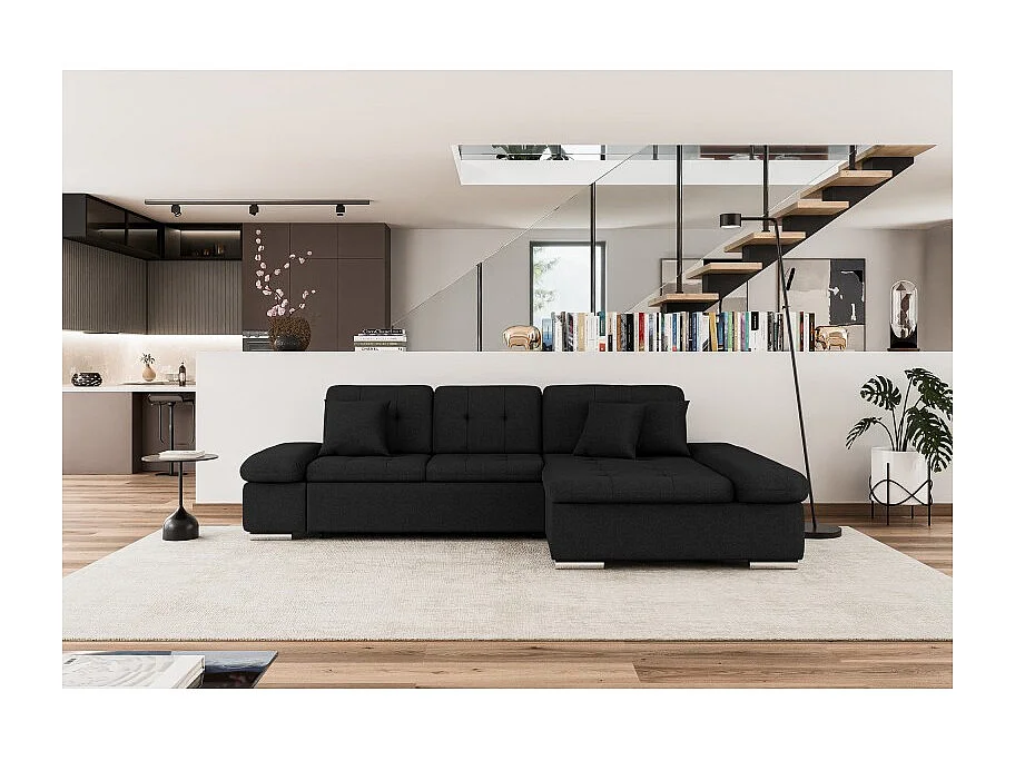 Canapé d'angle convertible + coffre ALRI