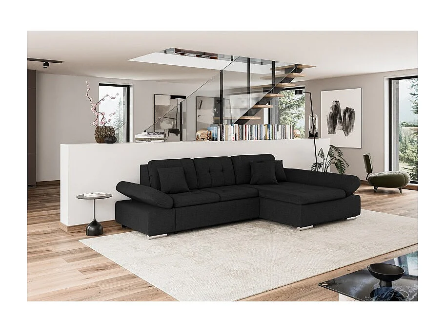 Canapé d'angle convertible + coffre ALRI