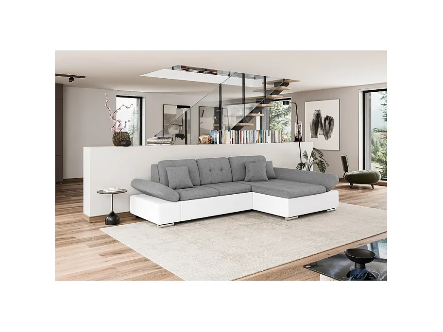 Canapé d'angle convertible + coffre ALRI