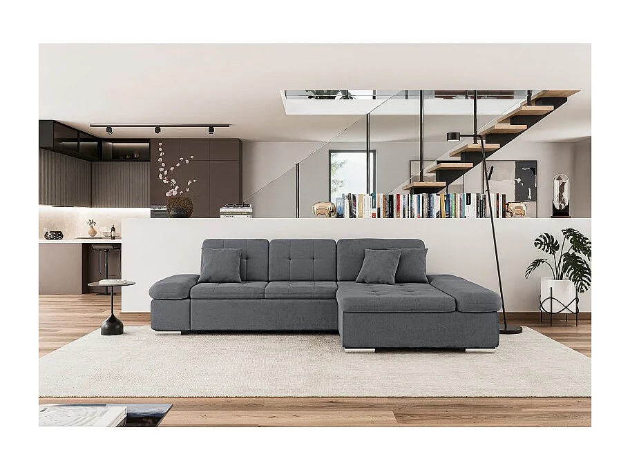Canapé d'angle convertible + coffre ALRI