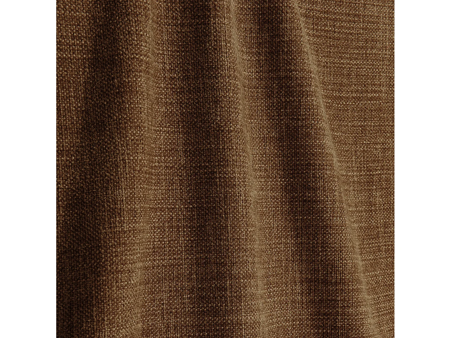 Canapé convertible 3 places tissu tramé noisette 213cm PLUME