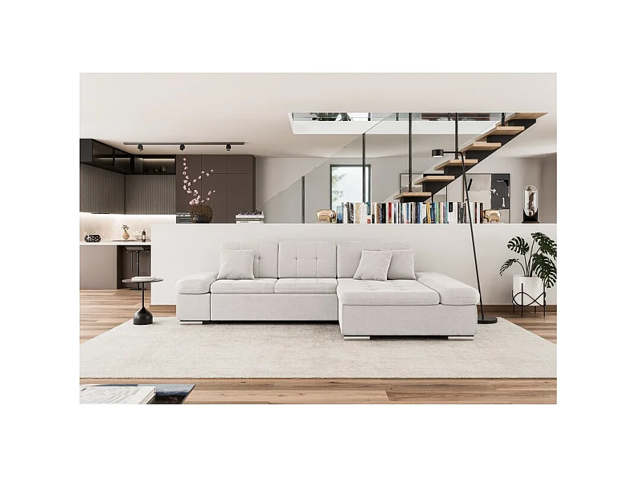 Canapé d'angle convertible + coffre ALRI