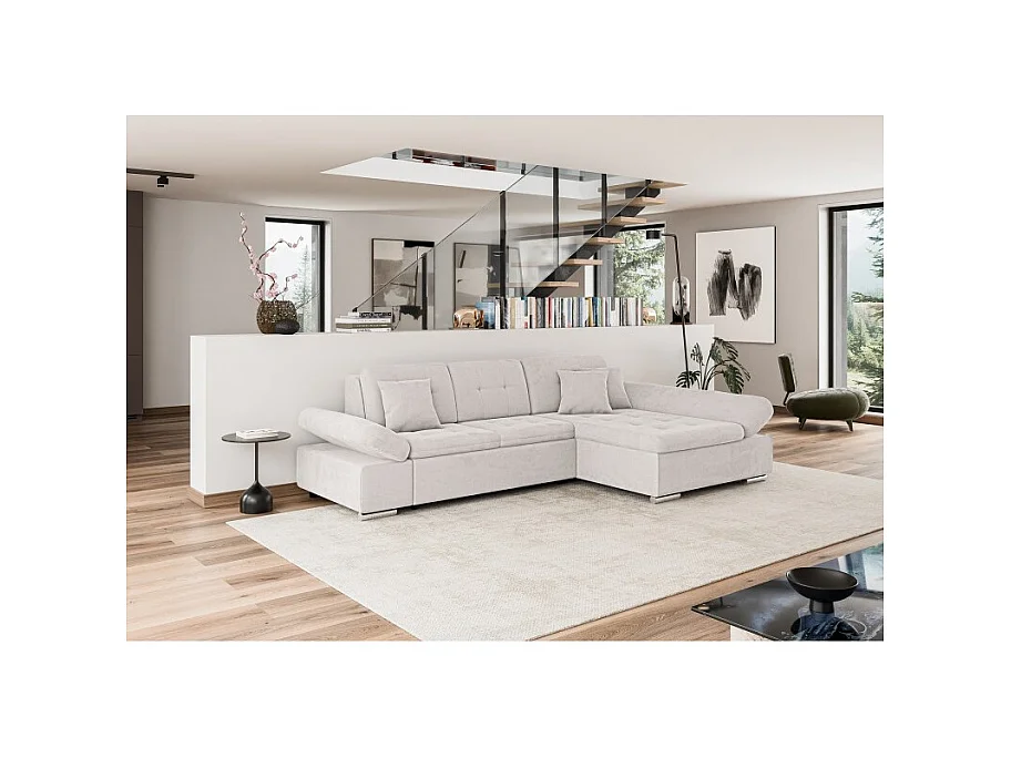 Canapé d'angle convertible + coffre ALRI