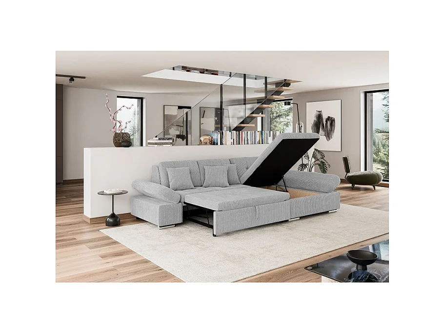 Canapé d'angle convertible + coffre ALRI