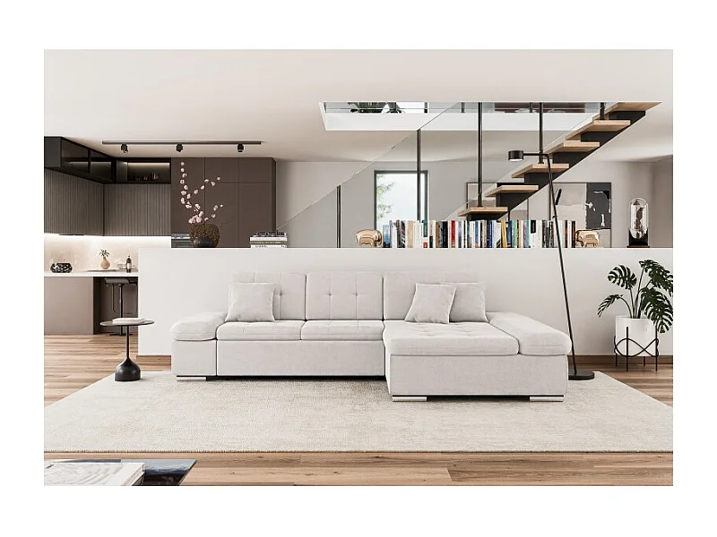 Canapé d'angle convertible + coffre ALRI