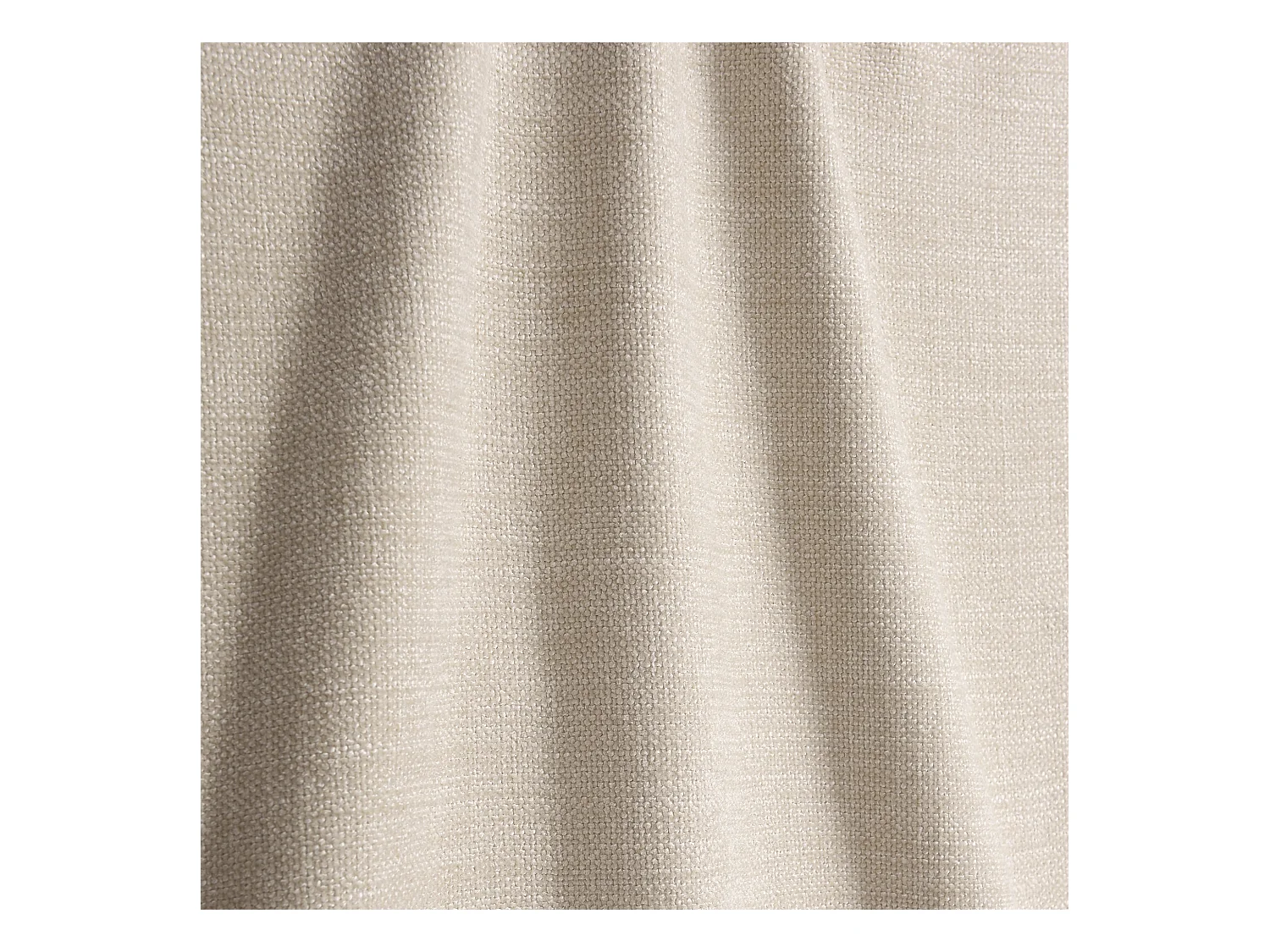 Canapé convertible 3 places tissu tramé beige 213cm PLUME