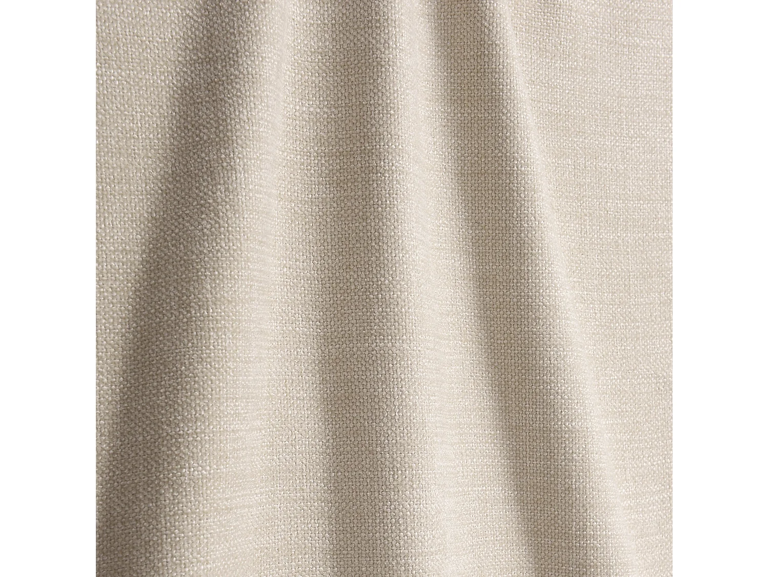 Canapé convertible 3 places tissu tramé beige 213cm PLUME