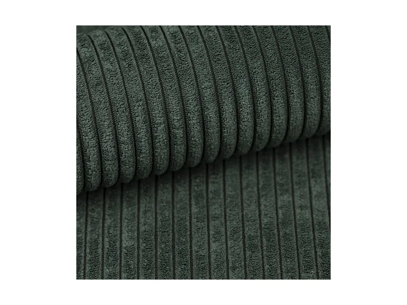 Canapé d'angle convertible HELLIA en velours côtelé