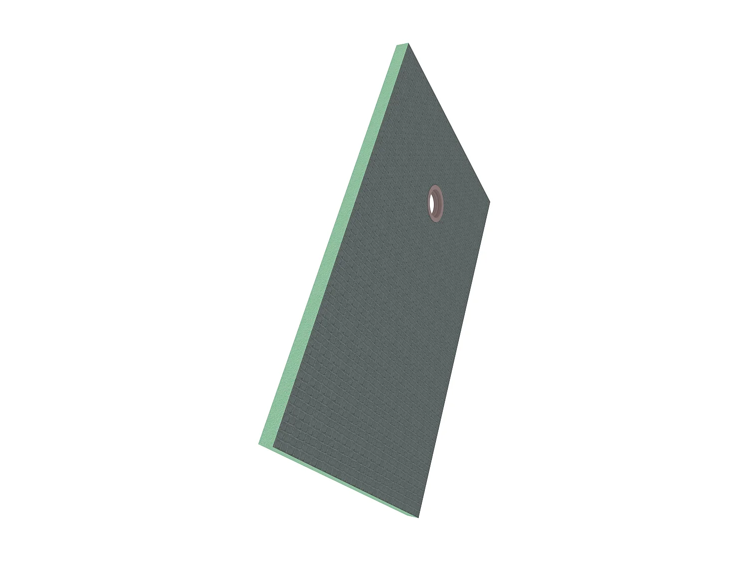 AICA Tegelbare douchevloer van geëxtrudeerd polystyreen – 80 x 120 x 4 cm – op maat inkortbaar