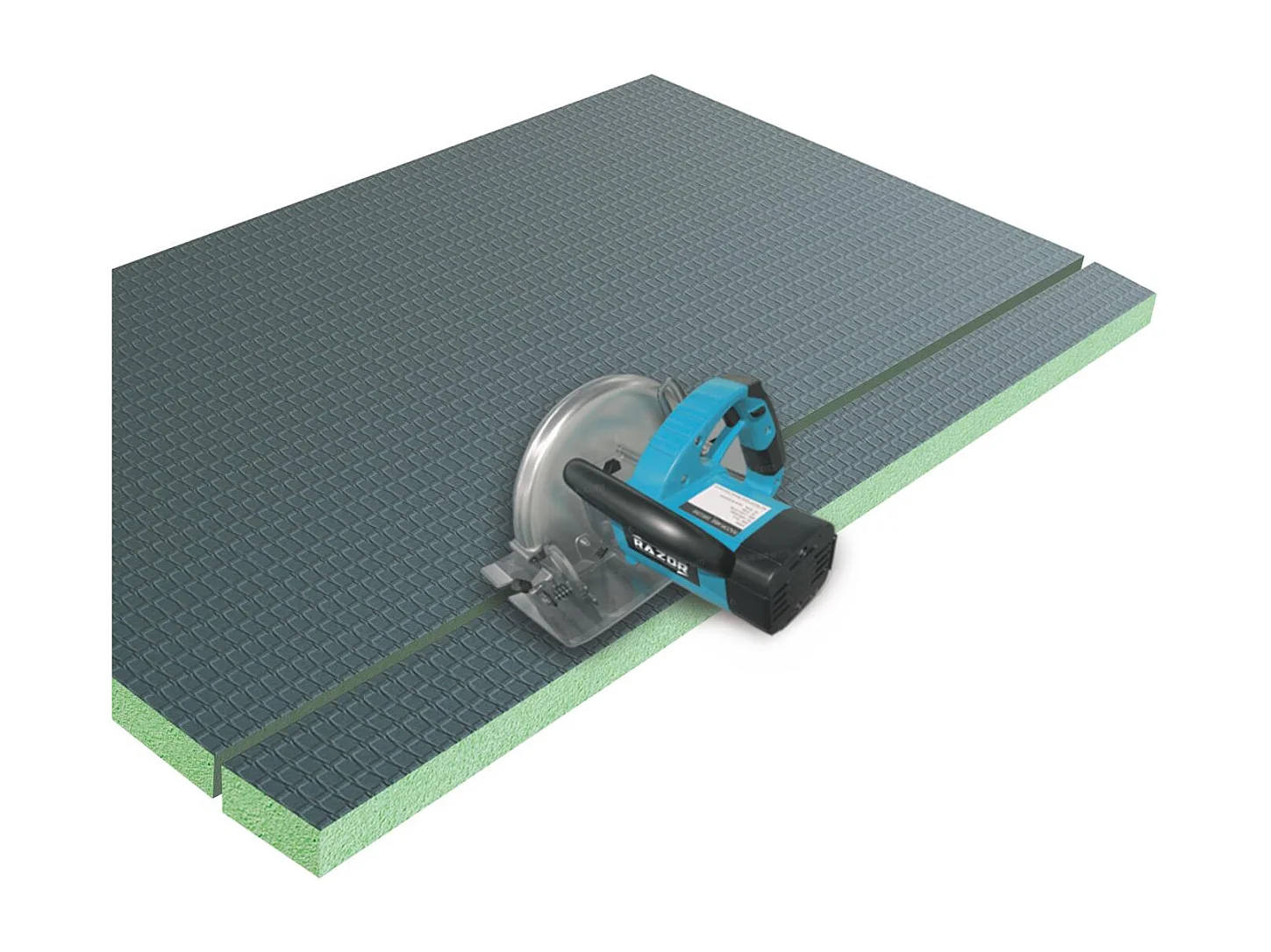 AICA Receveur à carreler en polystyrène - 90 x 160 x 4 cm - recoupable sur mesure