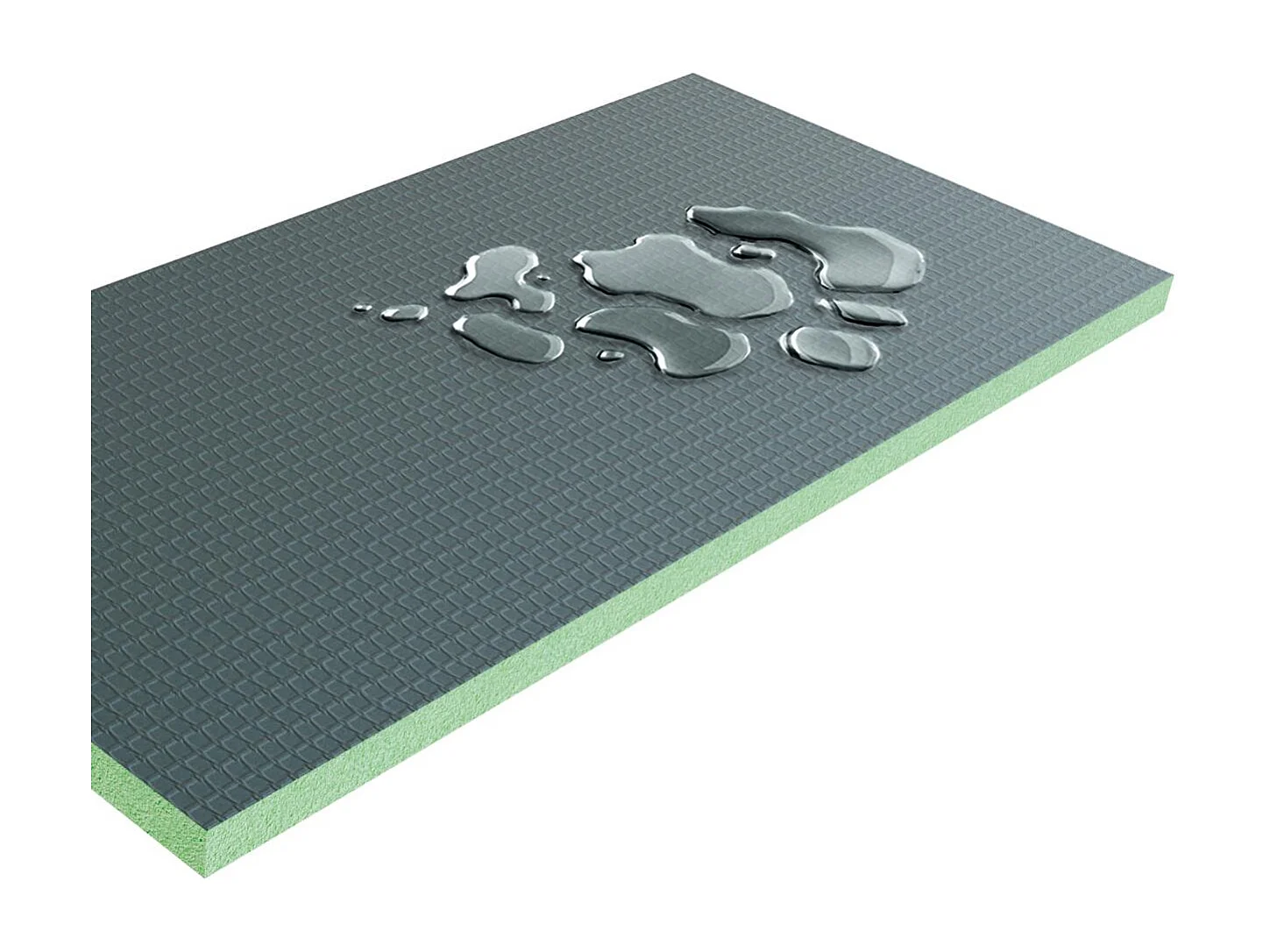 AICA Receveur à carreler en polystyrène - 80 x 80 x 4 cm - recoupable sur mesure