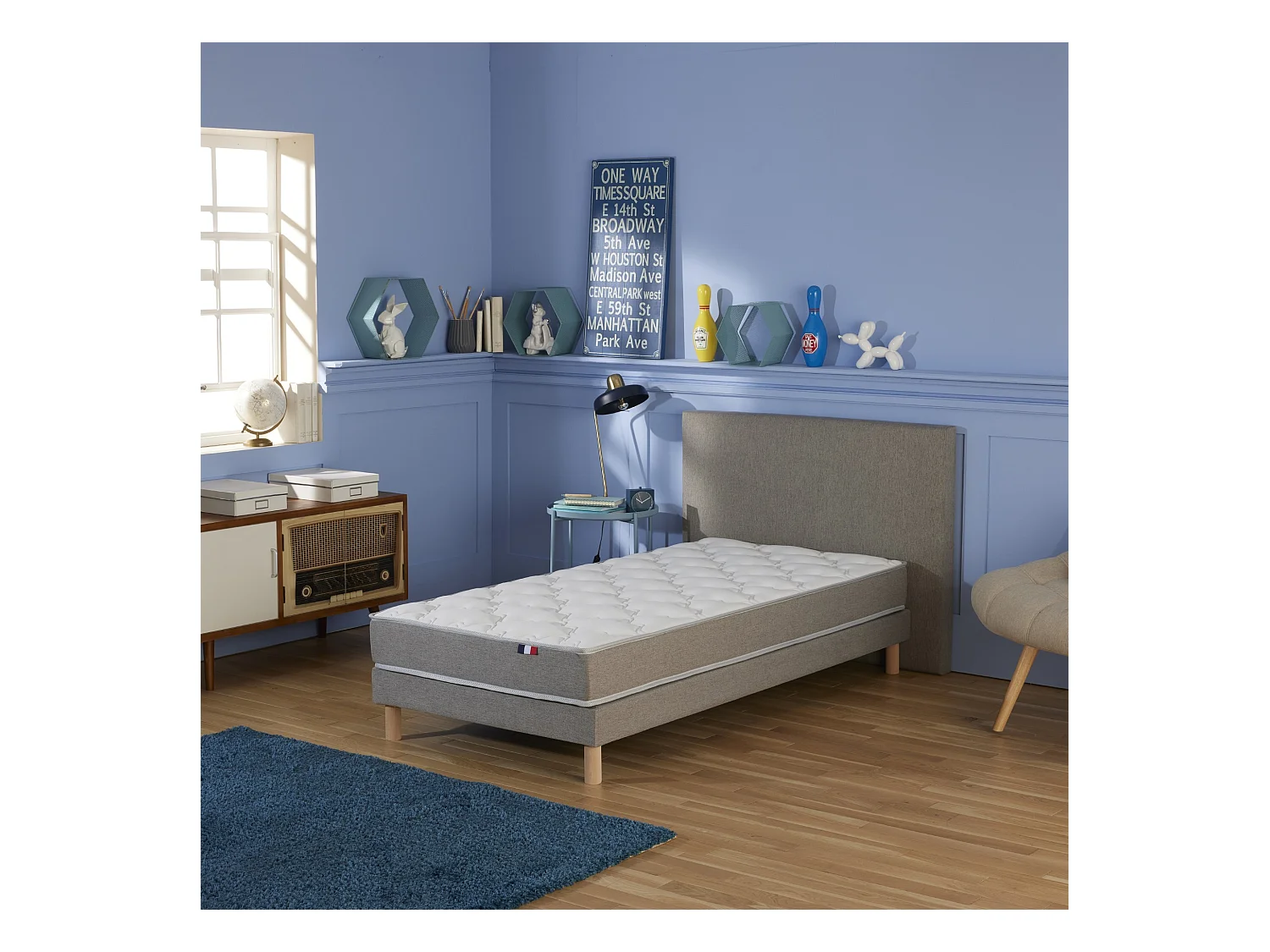 Matelas mousse haute résilience CIRRUS - ferme et confort français Dimensions - 90 x 200 cm