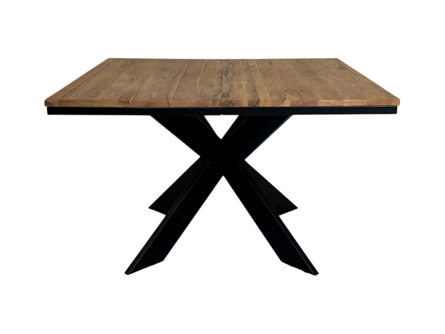 Table carrée extensible en chêne huilé 120 cm PALERME