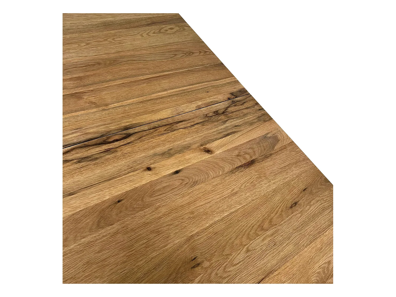 Table carrée extensible en chêne huilé 120 cm PALERME