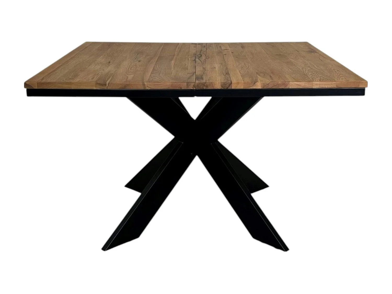 Table carrée extensible en chêne huilé 120 cm PALERME