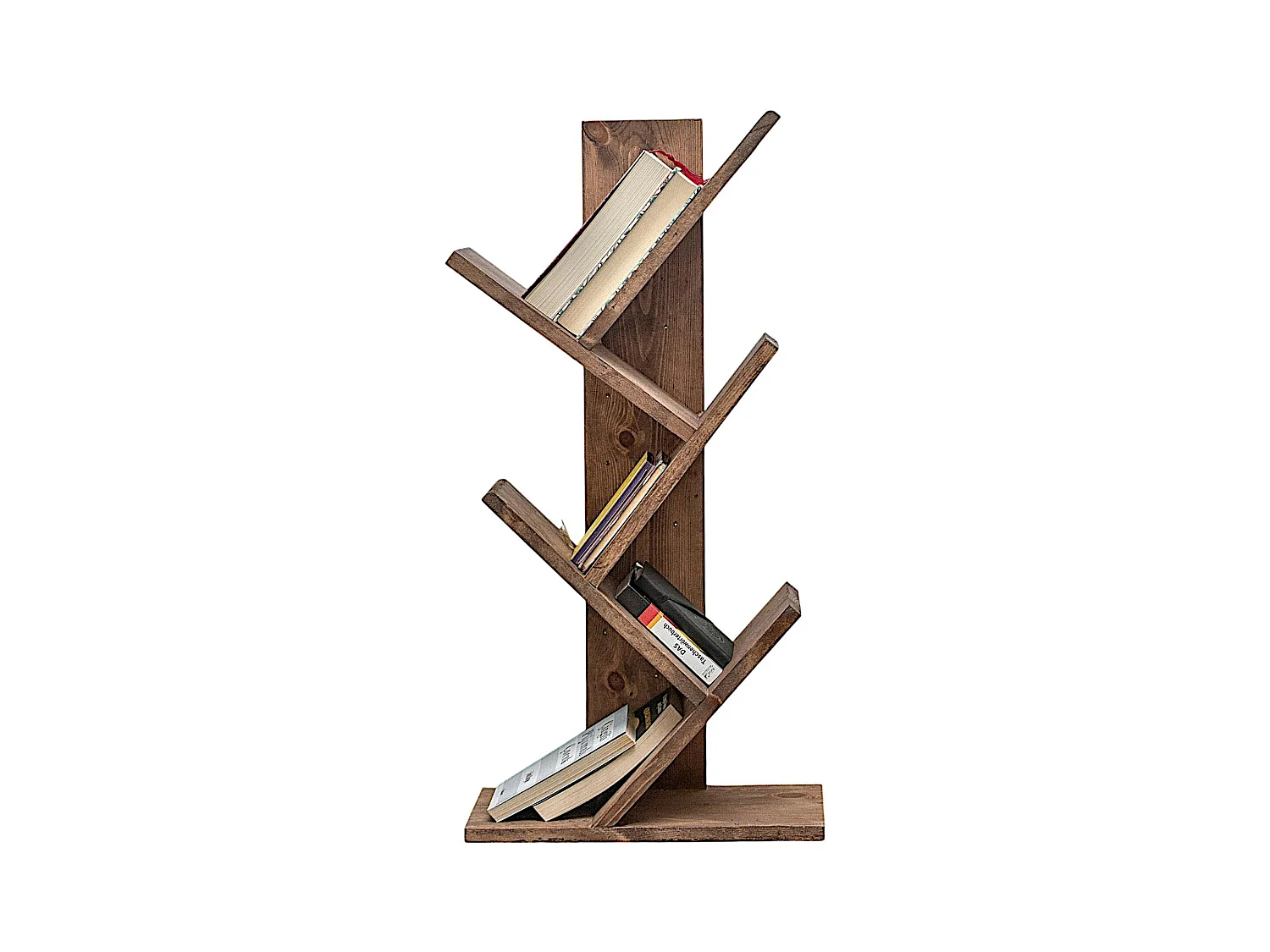 Etagère design en bois - forme arbre, 6 niveaux LINARES