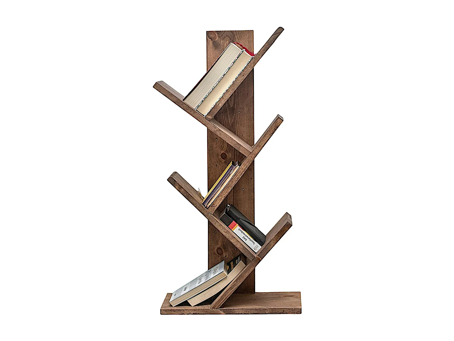 Etagère design en bois - forme arbre, 6 niveaux LINARES