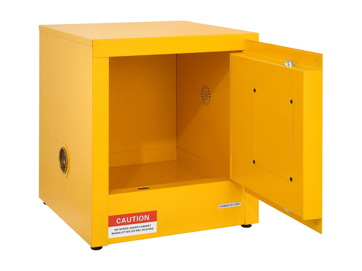 Veiligheidskast, SucceBuy Veiligheidskast voor Ontvlambare Vloeistoffen, 42 L (11 gallon), 43 × 43 × 46 cm