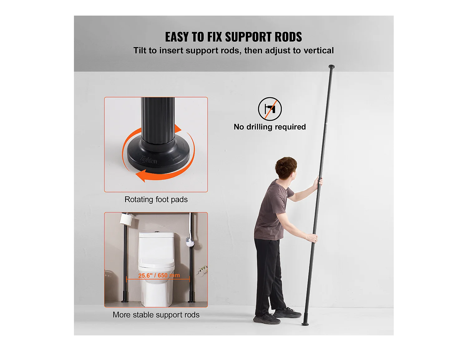 Étagère de Rangement SucceBuy à 4 Niveaux pour Toilettes, Organisateur RÉglable en Acier, Économiseur d'Espace