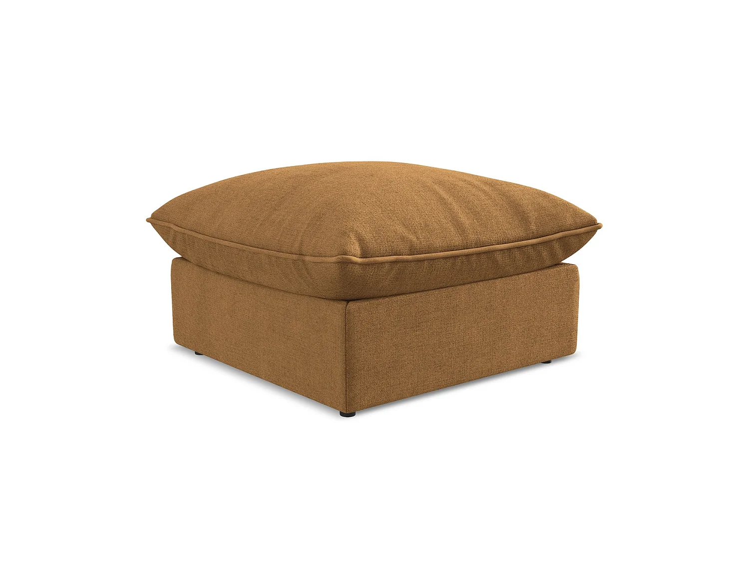Pouf - Hocker - Strukturstoff - Terrakotta - RAVENNA