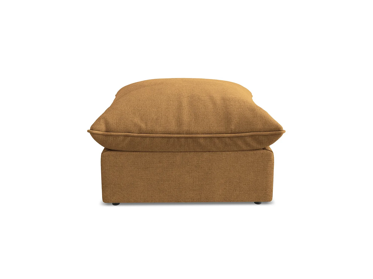 Pouf - Hocker - Strukturstoff - Terrakotta - RAVENNA