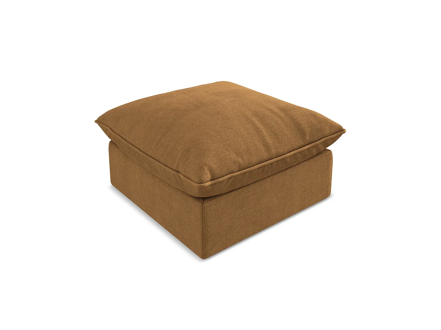 Pouf - Hocker - Strukturstoff - Terrakotta - RAVENNA