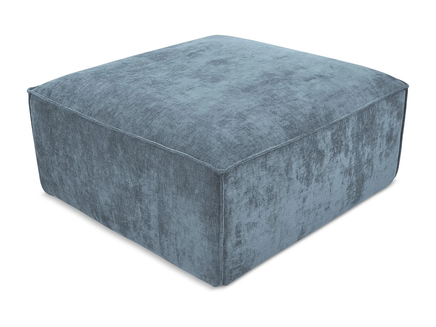 Pouf - Hocker - Chenille - Jeans - HANA