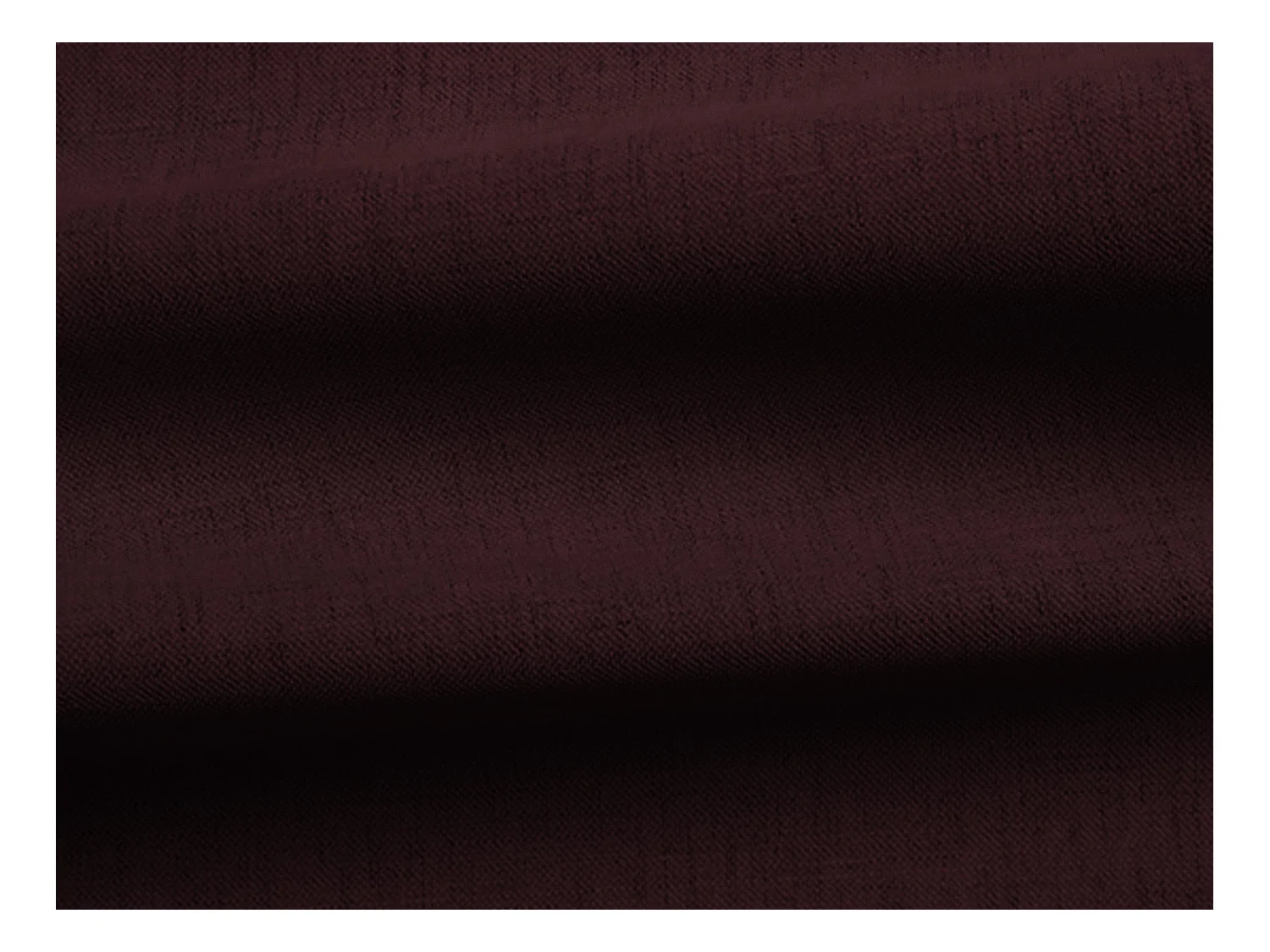 Pouf en tissu texturé - bordeaux - MANAO