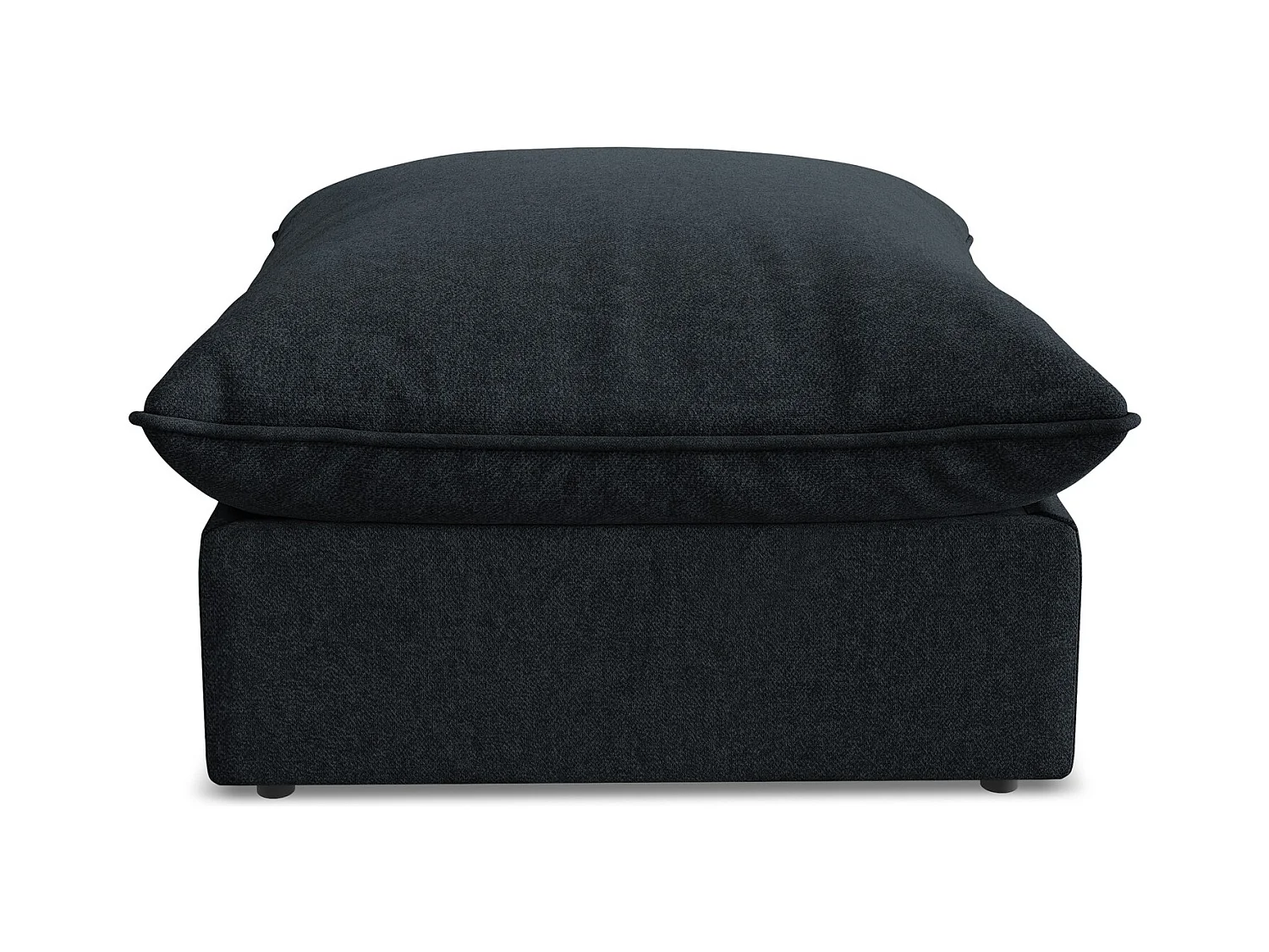Pouf en velours - bleu royal - MANAO