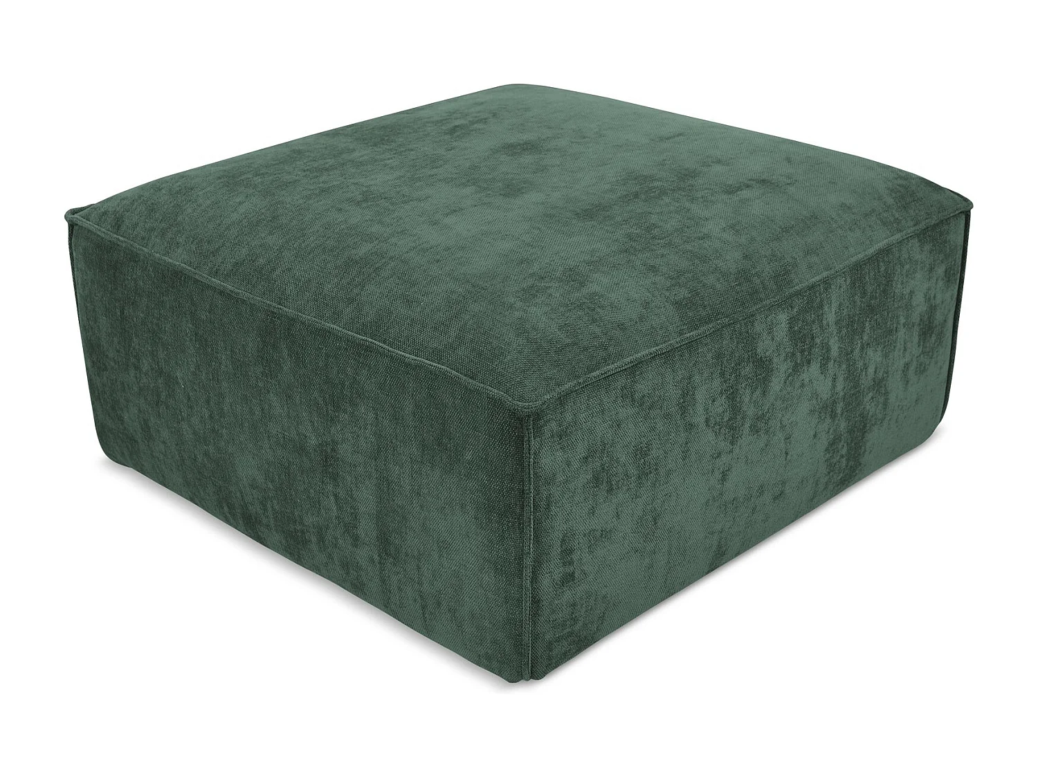 Pouf - Hocker - Chenille - Grün - HANA