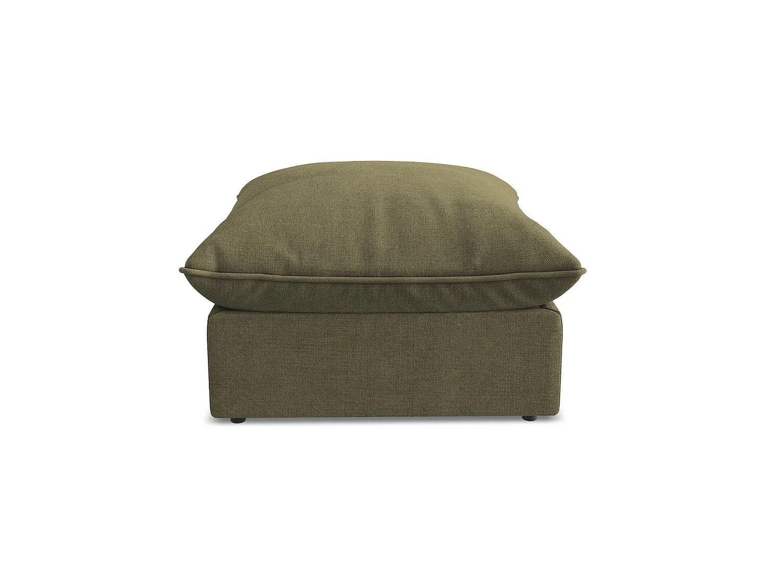 Pouf - Hocker - Strukturstoff - Olive - RAVENNA