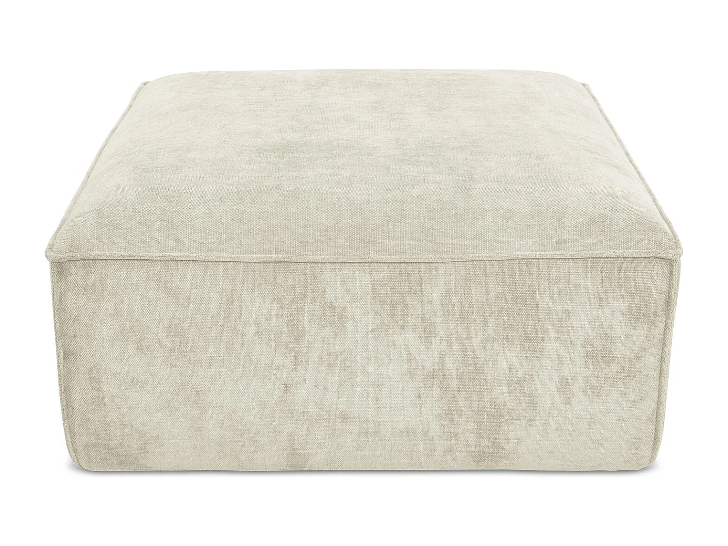 Pouf - Hocker - Chenille - Beige - HANA