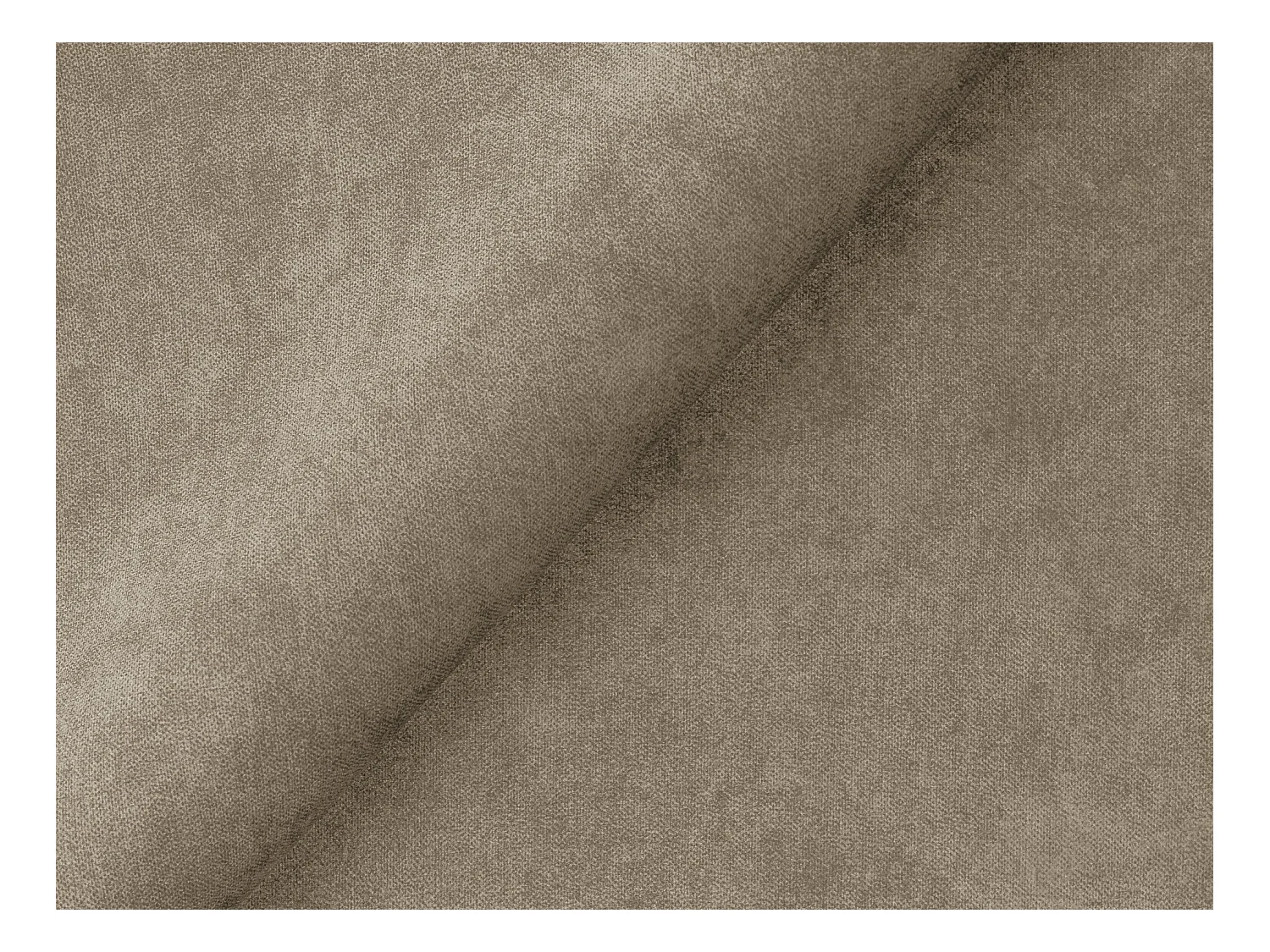 Canapé modulable 3 places en velours - beige - MANAO