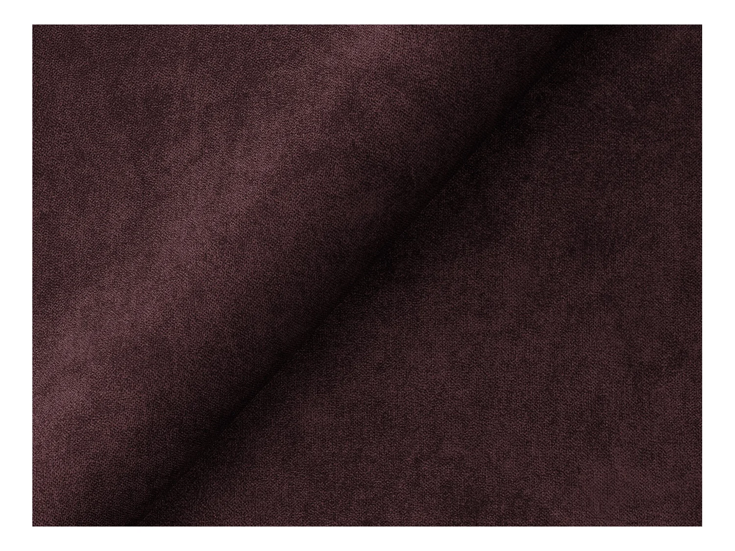 2-osobowa kanapa modułowa - z tkaniny welwetowej - burgundowy - MANAO