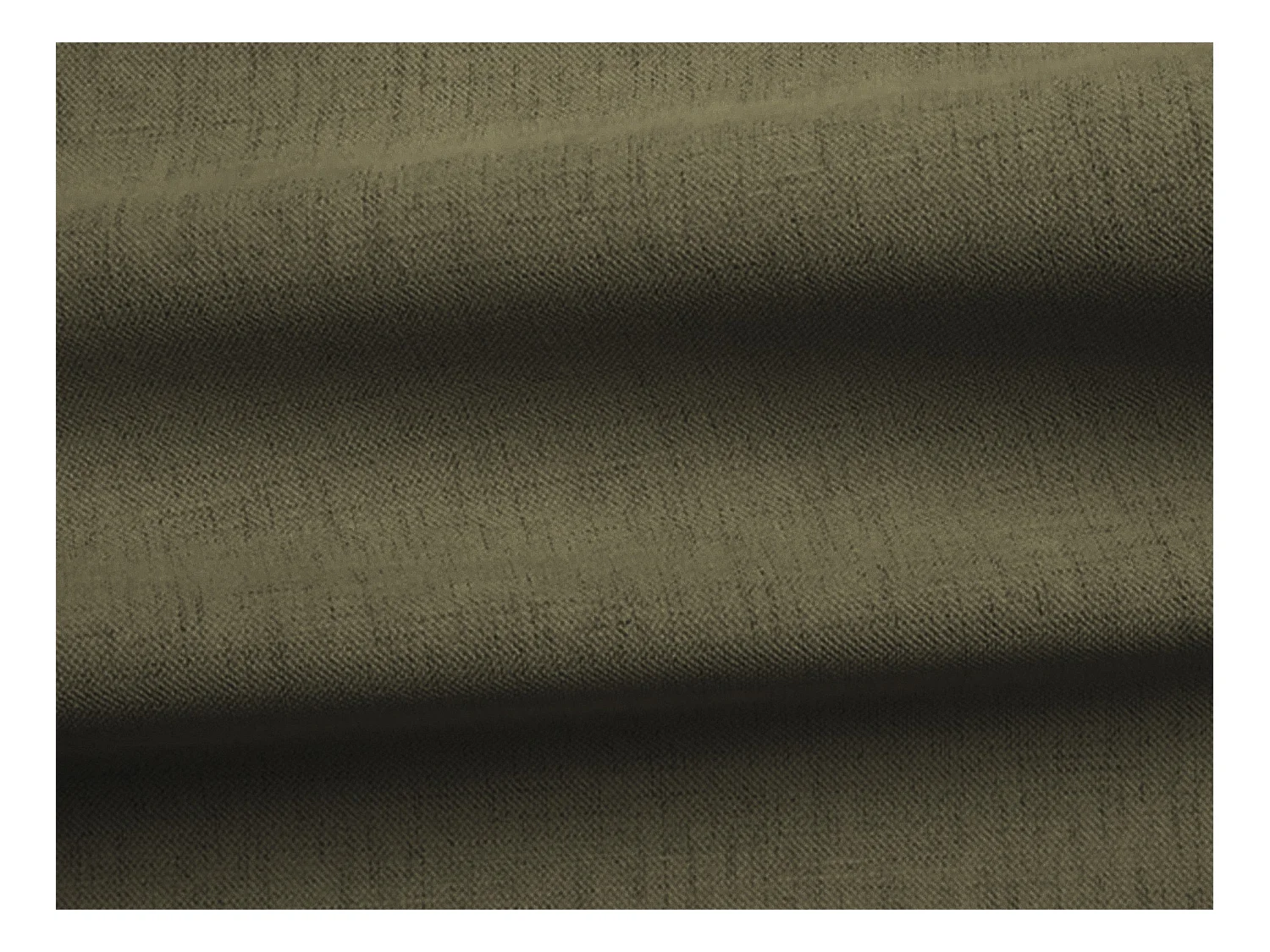 Canapé modulable 3 places en tissu texturé - olive - MANAO