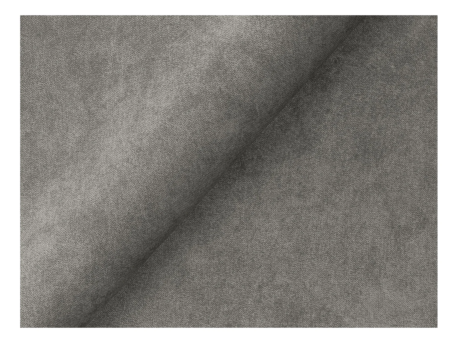 Canapé modulable 3 places en velours - gris - MANAO