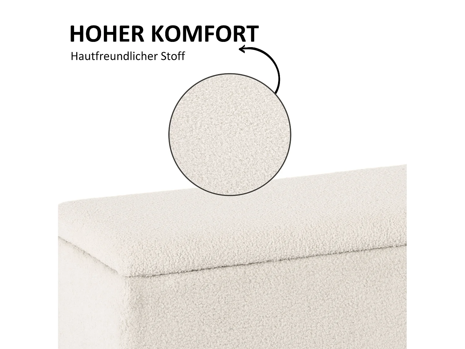 Gestoffeerde Bank met Opbergruimte,Fluwelen Look,95 x 38 x 45 cm